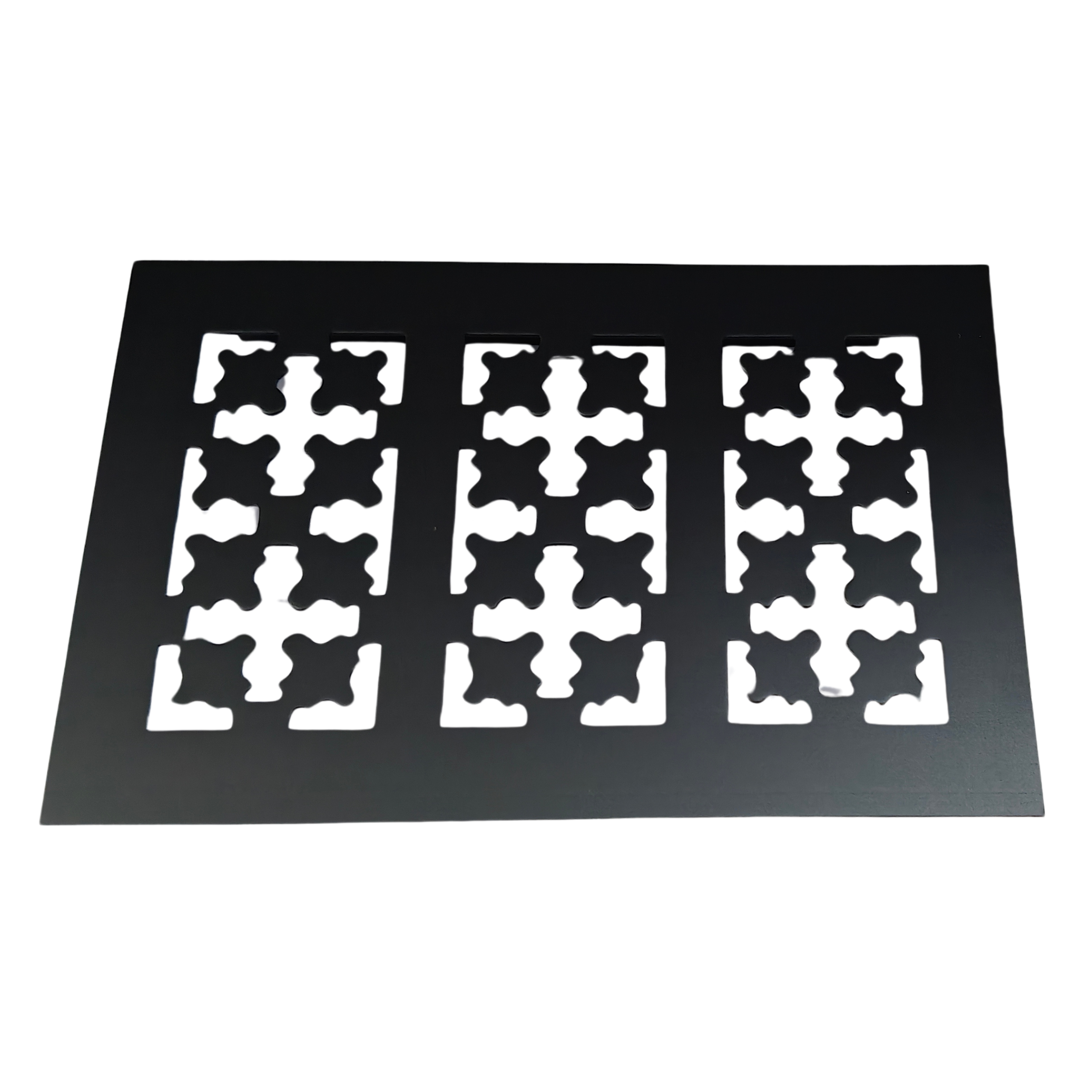 Aluminium Kitchen Jali - Dull black